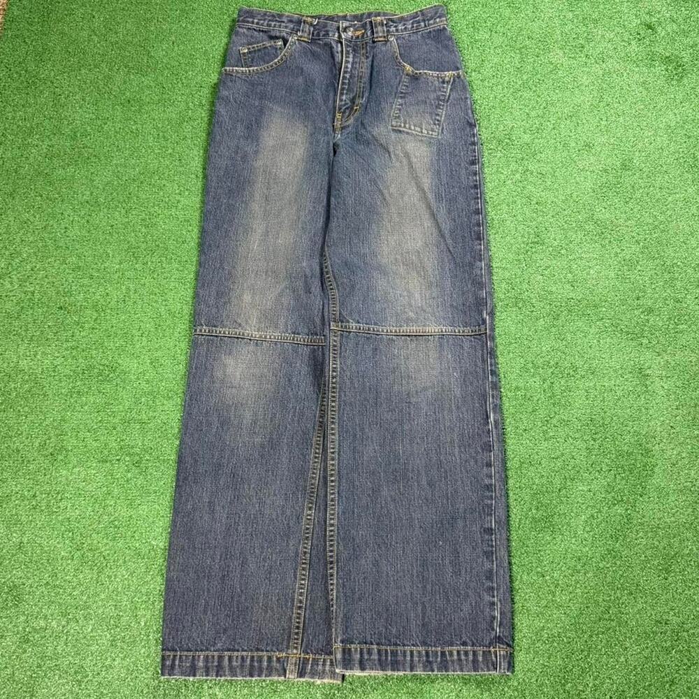 Sideout Baggy Jeans Wide Leg 28x29 Y2K Skate Surf Denim